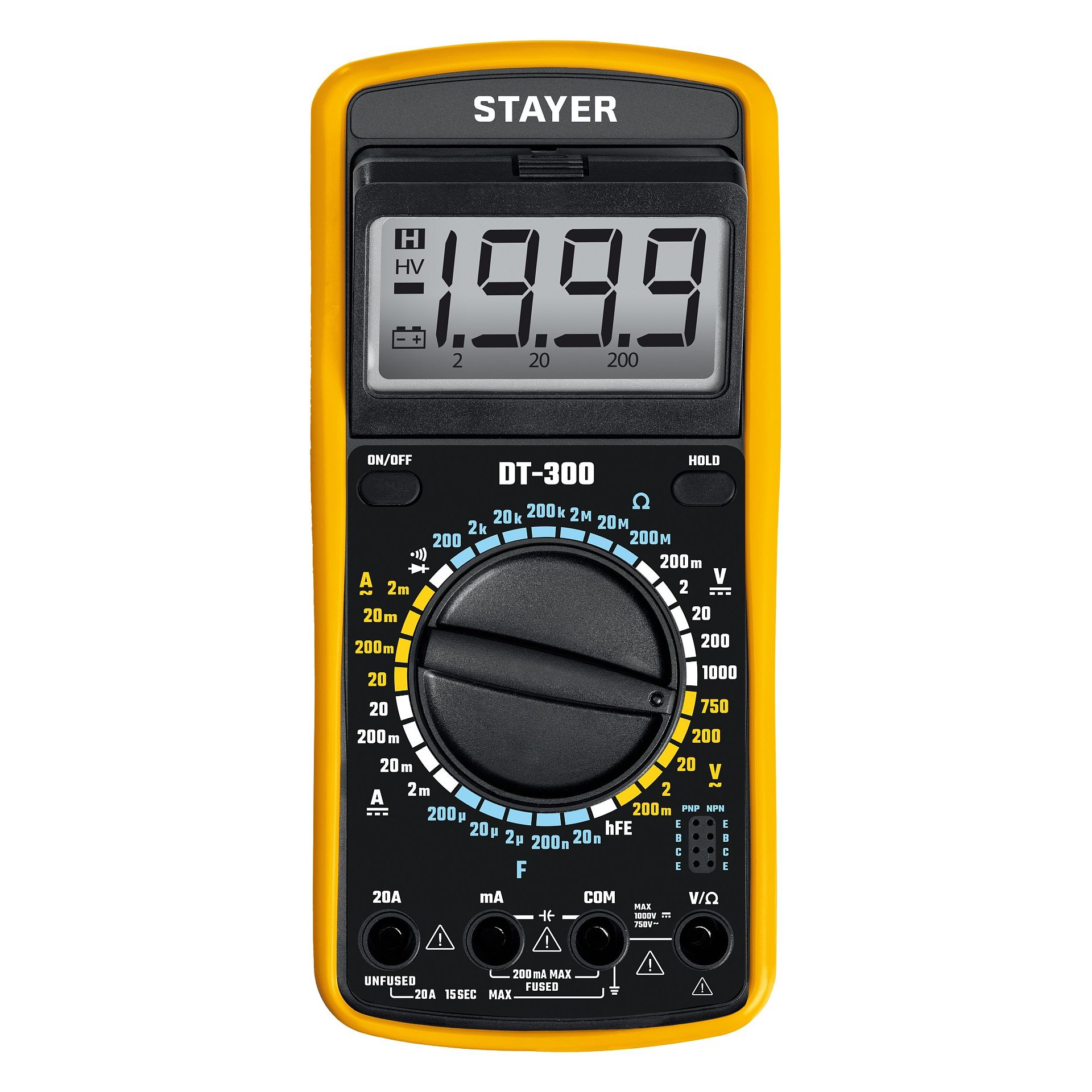 Мультиметр цифровой  DT-300 45321
