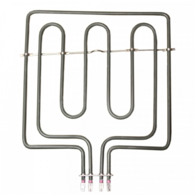 ТЭН духовки 2500W(1000+1500), нерж, L365х330мм, двойной, универсальный, 230V