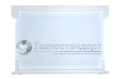 Полка стеклянная с обрамлением для холодильника Beko,  код 4564180200