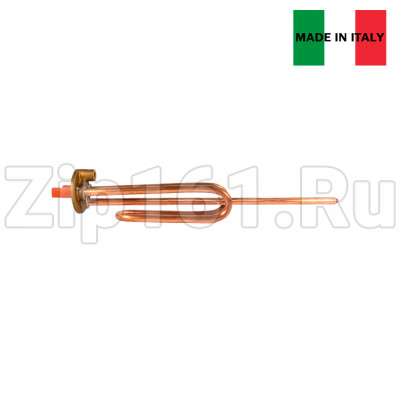 ТЭН Unival для водонагревателя (RCF, 1500W, D48, M6, L260) изогнутый Италия