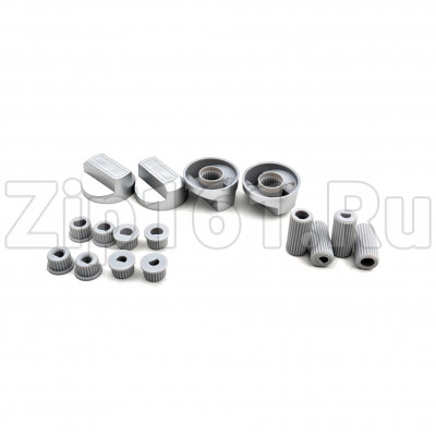 Ручки универсальные для плиты серебристые комплект 4шт